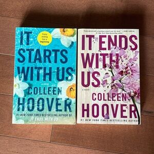 Colleen Hoover Bundle Books It Starts with Us and It Ends with Us